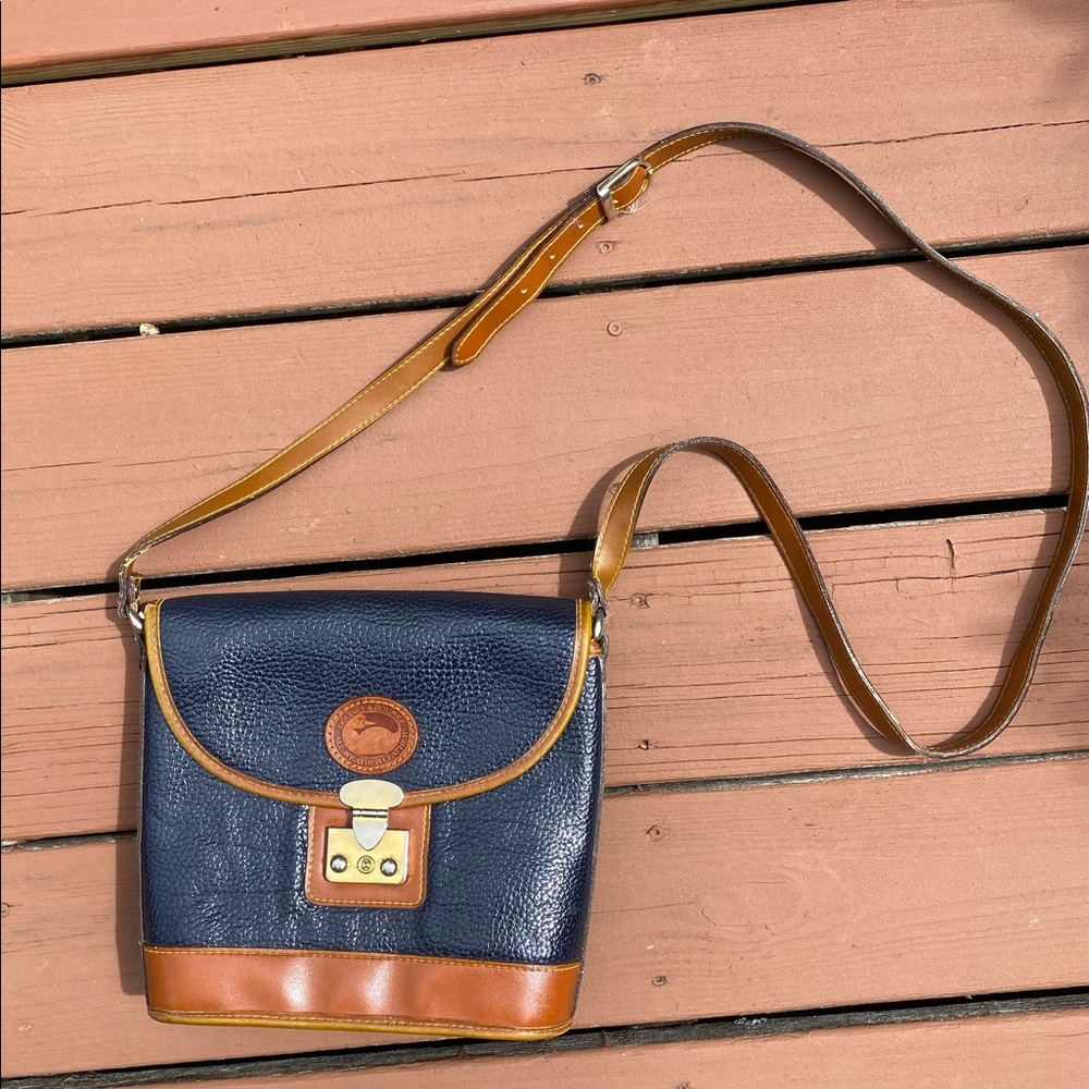 Vintage Dooney and Bourke Leather Crossbody Bag